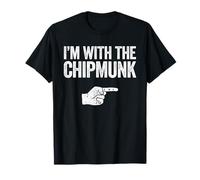 I'm with The Chipmunk Shirt Matching Chipmunk Costume T-Shirt