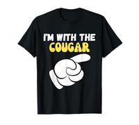 I'm with the Cougar Funny Design Im with the Cougar T-Shirt