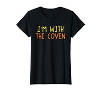 Im with The Coven Halloween Funny Witch Spooky Season Women T-Shirt