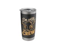 I'm with The Crew Tech Theatre Stainless Steel Insulated Tumbler