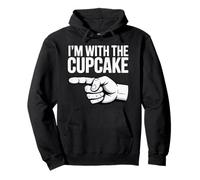 I'm with The Cupcake for Adult Kids Matching Cupcake Costume Pullover Hoodie