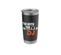 I'm with The DJ Funny Matching Halloween Costume Stainless Steel Insulated Tumbler