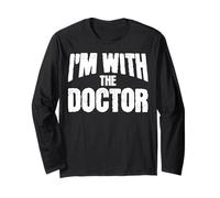 I'm with The Doctor Funny Matching Halloween Costume Long Sleeve T-Shirt