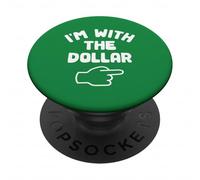 I'm with the Dollar Funny Casual Halloween Costume PopSockets Adhesive PopGrip