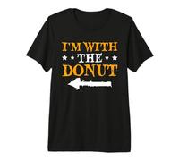 I'm with The Donut Funny Couple Halloween Premium T-Shirt
