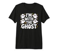 I'm with The Ghost Halloween Costume Dad Mom Group Couples Premium T-Shirt