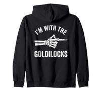 I'm With The Goldilocks Funny Halloween Couple Costume Party Zip Hoodie