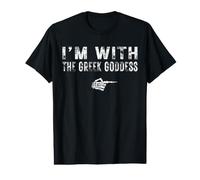 Im with The Gr oddess Couples Matching Costume Halloween Value Graphic T-Shirt