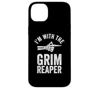 I'm With The Grim Reaper Funny Halloween Couple Costume Case for iPhone 14 Plus