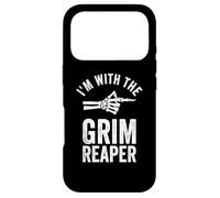 I'm With The Grim Reaper Funny Halloween Couple Costume Case for iPhone 17 Pro