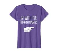 I'm With The Hippopotamus Halloween Costume Party Matching T-Shirt