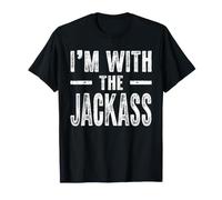 I'm with The Jackass Couples Matching Easy Halloween Costume T-Shirt