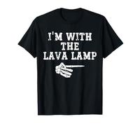 I'm with the Lava Lamp Point Matching Couples Halloween T-Shirt