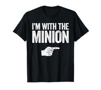 I'm with The Minion Shirt Adult Kids Men Women Costume T-Shirt