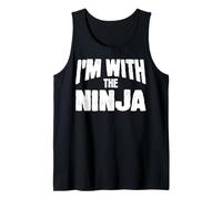 I'm with The Ninja Funny Matching Halloween Costume Tank Top
