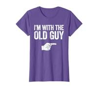 I'm With The Old Guy Shirt Matching Old Guy Costume T-Shirt