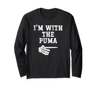 I'm with The Puma Point Matching Couples Halloween Long Sleeve T-Shirt
