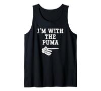 I'm with The Puma Point Matching Couples Halloween Tank Top