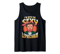 I'm with The Sexy Leprechaun Funny St. Patrick’s Day Tank Top