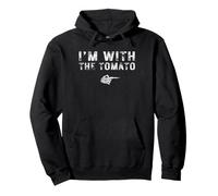 I'm With The TOMATO Couples Matching Costume Easy Halloween Pullover Hoodie