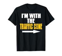 I'm with The Traffic Cone Funny Directional Joke T-Shirt