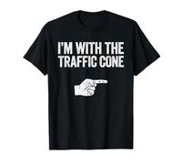 I'm With The Traffic Cone Shirt Traffic Cone Costume T-Shirt