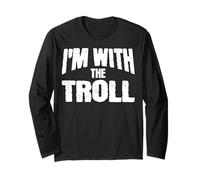 I'm with The Troll Funny Matching Halloween Costume Long Sleeve T-Shirt
