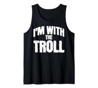 I'm with The Troll Funny Matching Halloween Costume Tank Top