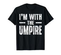 I'm with The Umpire Couples Matching Easy Halloween Costume T-Shirt
