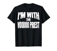 I'm with The Voodoo Priest Funny Matching Halloween Costume T-Shirt