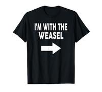 I'm with The Weasel Halloween Weasel T-Shirt