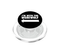 I'm With the Werewolf Left Arrow I'm With the Werewolf PopSockets PopGrip for MagSafe