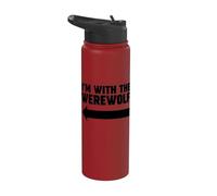 I'm with the Werewolf Left Arrow I'm with the Werewolf Stainless Steel Insulated Water Bottle