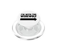 I'm With the Werewolf Right Arrow I'm With the Werewolf PopSockets PopGrip for MagSafe