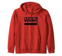 I'm With the Werewolf Right Arrow I'm With the Werewolf Zip Hoodie