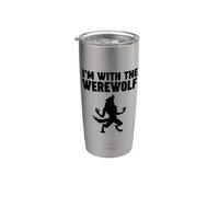 I'm with the Werewolf Stainless Steel Insulated Tumbler