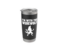 I'm with the Werewolf Stainless Steel Insulated Tumbler