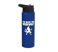 I'm with the Werewolf Stainless Steel Insulated Water Bottle