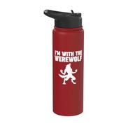 I'm with the Werewolf Stainless Steel Insulated Water Bottle