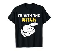 I'm with the Witch Funny Design Im with the Witch T-Shirt