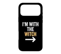 I'm With The Witch Funny Halloween Costume For Couple Men Case for iPhone 17 Pro Max