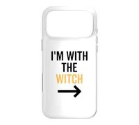 I'm With The Witch Funny Halloween Costume For Couple Men Case for iPhone 17 Pro Max
