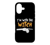I'm with the witch funny Matching Halloween Couples Costume Case for iPhone 17