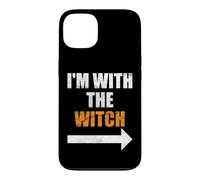 I'm With The Witch Vintage Retro Halloween Costume For Men Case for iPhone 13