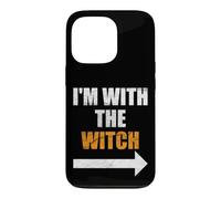 I'm With The Witch Vintage Retro Halloween Costume For Men Case for iPhone 13 Pro