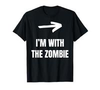 I'm with The Zombie! Funny Couples Zombies Costumes T-Shirt