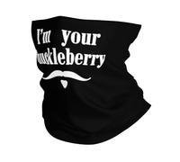 I'M Your Huckleberry Unisex Neck Warmer Breathable Snood Multifunctional Neck Gaiter For Running Cycling Outdoor Summer