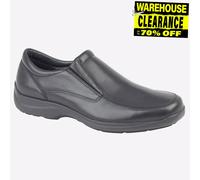 Imac Blayney Mens Leather Casual Formal Dress Everyday Work Shoes Black