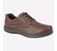 Imac Darenton WATERPROOF Leather Mens Smart Casual Work School Shoes Brown