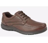 Imac Darenton Waterproof Leather Shoes Men's Trainers, Size 9.5 In Brown